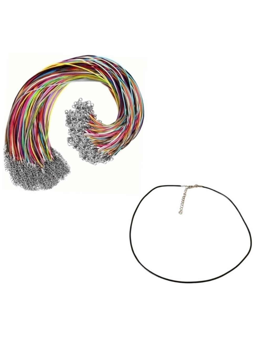 🔴 5 for $10 ONE Black Hemp Rope Necklace for Jewelry Making